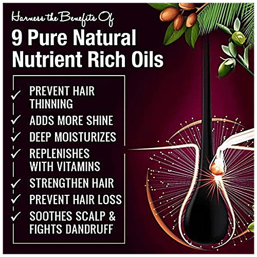 StBotanica Moroccan Argan Hair Oil - For All Hair Types, Promotes Healthy, Strong & Shiny Hair, No Parabens, No Silicones, 200 ml No Parabens, No Silicones