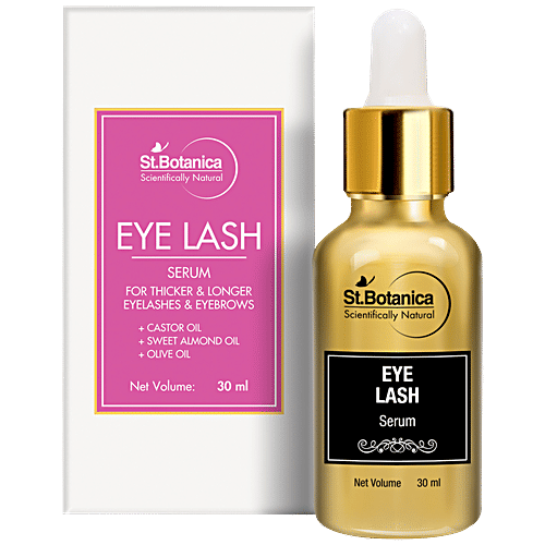 Buy StBotanica Eyelash Growth Serum With Castor Oil, 100 Pure & Natural Oils Online at Best