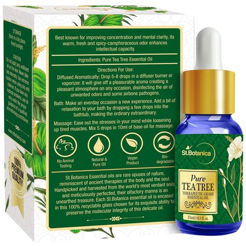 StBotanica Tea Tree Pure Aroma Essential Oil, 15 ml  