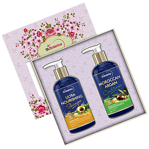 StBotanica Ultra Nourishing Shampoo + Moroccan Argan Conditioner, 300 ml  