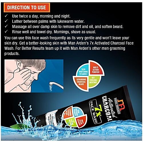 man arden face wash