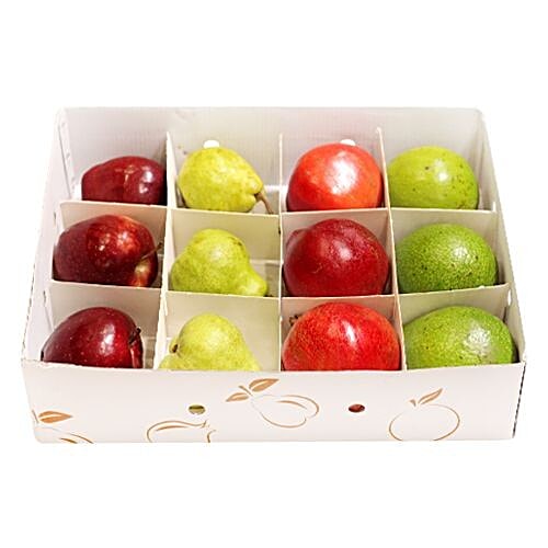 Buy Fresho Gift Box Apple Washington + Pomegranate + Green Pears