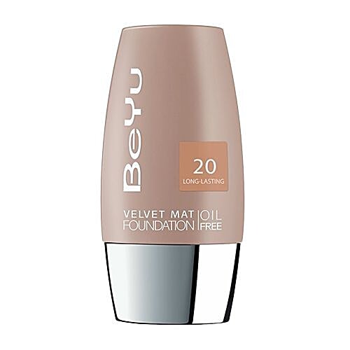 BeYu Velvet Mat Foundation - Oil-Free, 30 ml Light Toffee 
