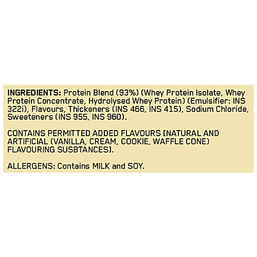 Optimum Nutrition Gold Standard Whey Protein Isolate - Vanilla Ice Cream, Muscle Recovery, 2.27 Kg Tub Muscle Recovery