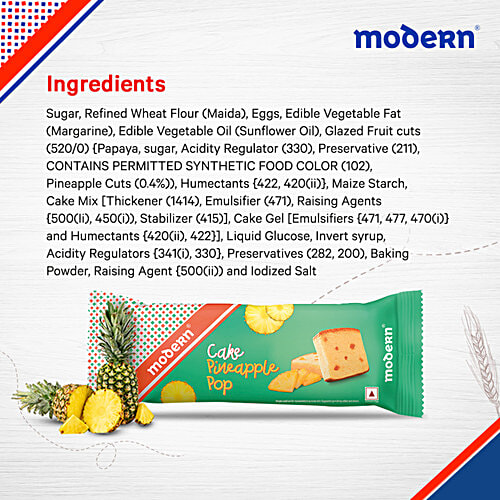 MODERN Pineapple Pop Cake, 120 g