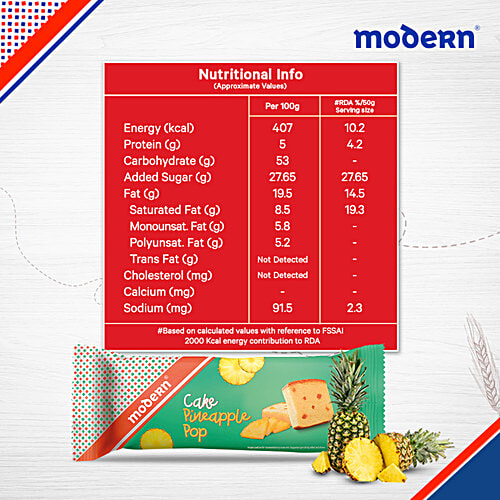 MODERN Pineapple Pop Cake, 120 g