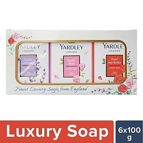 Buy Yardley London English Lavender & English Rose & Royal Red Roses Luxury Soaps Online at Best