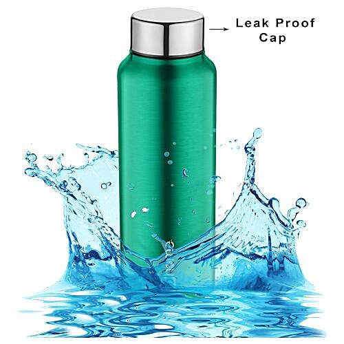 BB Home Frost Stainless Steel Bottle With Steel Cap - Turquoise, PXP 1004 CV, 750 ml  