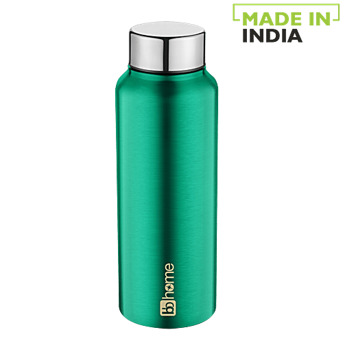 BB Home Frost Stainless Steel Bottle With Steel Cap - Turquoise, PXP 1004 CV, 750 ml  