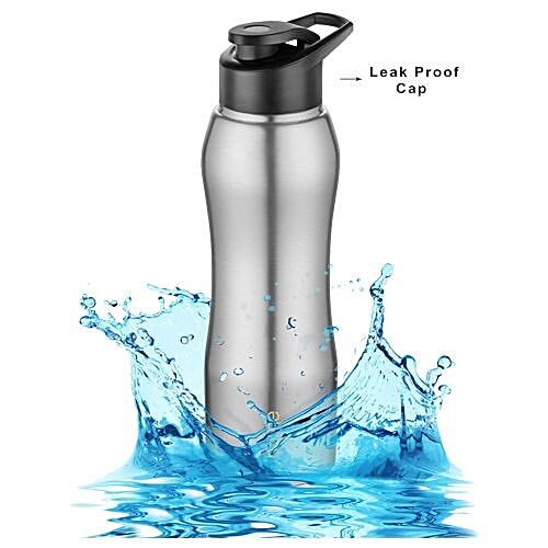 bb home Trendy Stainless Steel Bottle With Sipper Cap - Steel Matt Finish, PXP 1002 Cq, 750 ml  Leak Proof Cap