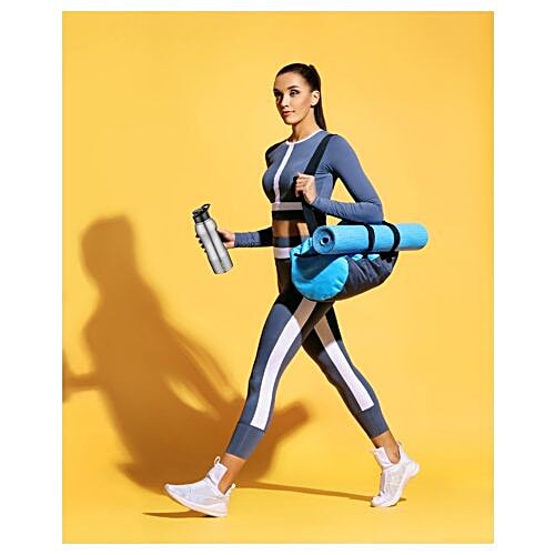 bb home Trendy Stainless Steel Bottle With Sipper Cap - Steel Matt Finish, PXP 1002 Cq, 750 ml  Leak Proof Cap