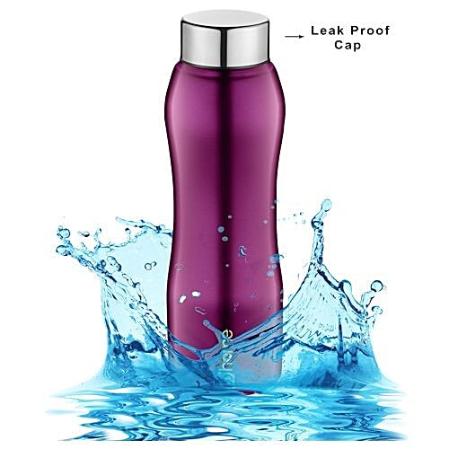 BB Home Trendy Stainless Steel Bottle With Steel Cap - Purple, PXP 1002 CV, 750 ml  