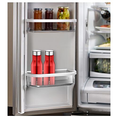 BB Home Puro Stainless Steel Bottle With Steel Cap - Dark Red Colour, PXP 1008 CV, 750 ml  