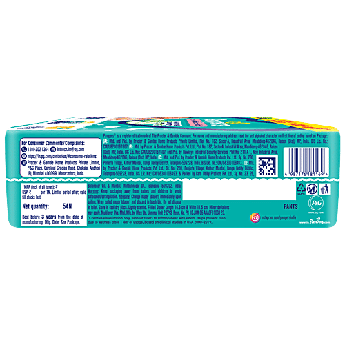 Pampers Complete Skin Comfort Diaper Pants - NB, Up To 5 Kg, 54 pcs Anti-Rash Blanket, Lotion With Vitamin E & Aloe Vera