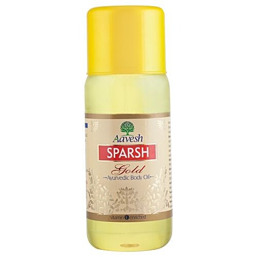 Buy Aavesh Sparsh Gold Ayurvedic Body Oil For Soft, Smooth, Glowing