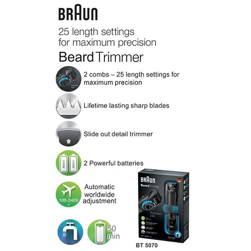 braun bt5070 men's beard trimmer