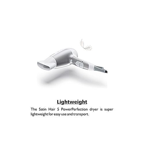 Braun Satin Hair 5 Power Perfection Hair Dryer HD580, 1 pc  2X More Power