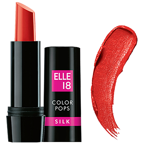 Elle 18 Color Pops Silk Lipstick, 4.3 g R01 