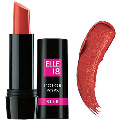 Elle 18 Color Pops Silk Lipstick, 4.3 g R04 
