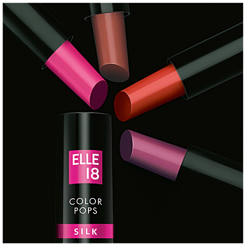 Elle 18 Color Pops Silk Lipstick, 4.3 g W51 