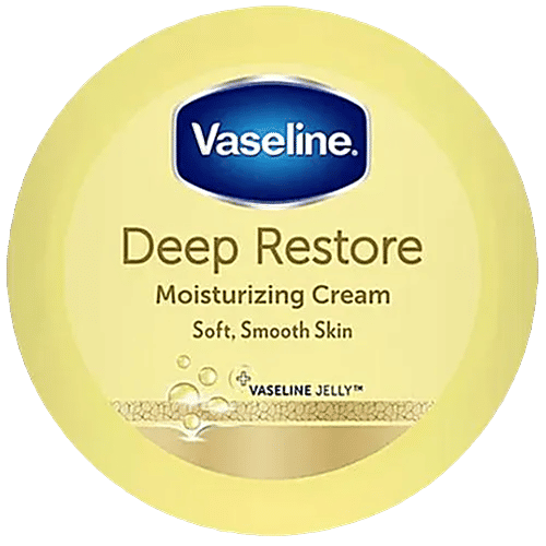 Vaseline Deep Restore Moisturizing Cream - Soft, Smooth Skin, 100% Pure Oat Extracts, 150 ml