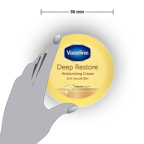 Vaseline Deep Restore Moisturizing Cream - Soft, Smooth Skin, 100% Pure Oat Extracts, 250 ml  