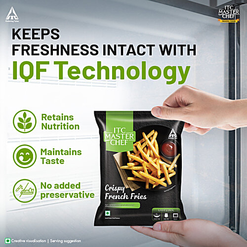 ITC Master Chef Crispy French Fries, 420 g  No Added Preservatives