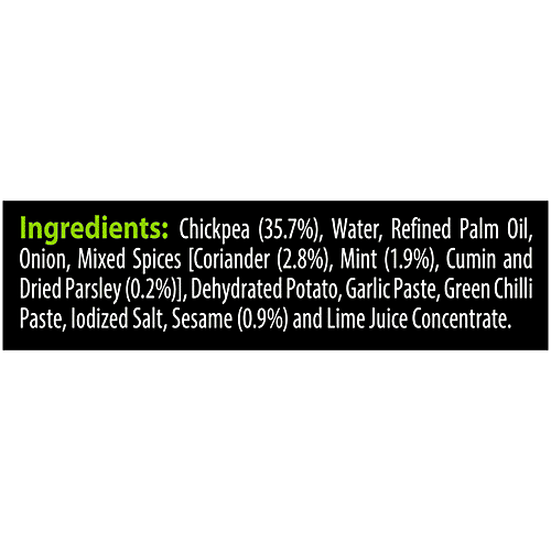 ITC Master Chef Lebanese Falafel Kebab, 230 g (39 pcs Approx.) No Added Preservatives & High Protein