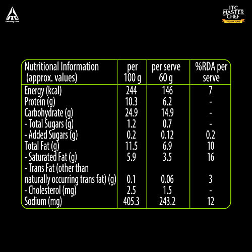 ITC Master Chef Lebanese Falafel Kebab, 230 g (39 pcs Approx.) No Added Preservatives & High Protein