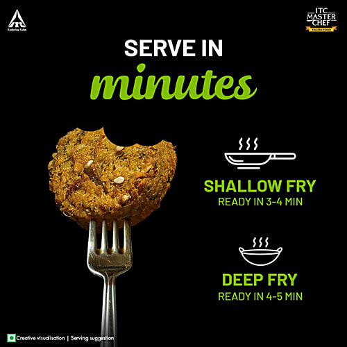 ITC Master Chef Lebanese Falafel Kebab, 230 g (39 pcs Approx.) No Added Preservatives & High Protein