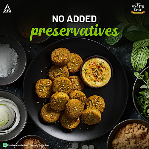 ITC Master Chef Lebanese Falafel Kebab, 230 g (39 pcs Approx.) No Added Preservatives & High Protein