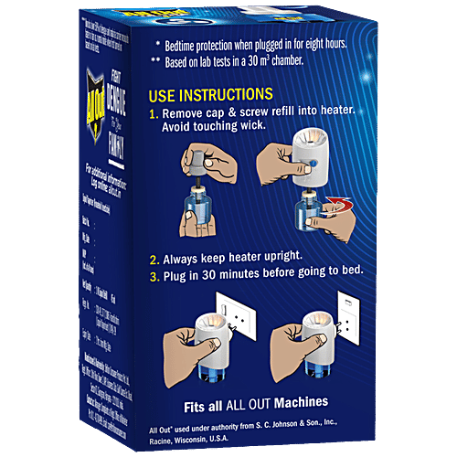 All Out Ultra Liquid Vaporizer/Mosquito Repellent Refill - Kills Dengue, Malaria & Chikungunya Mosquitoes, 45 ml