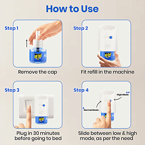 All Out Ultra Liquid Vaporizer/Mosquito Repellent Refill - Kills Dengue, Malaria & Chikungunya Mosquitoes, 45 ml