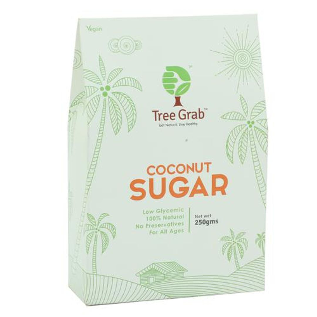 Tree Grab Natural Coconut Sugar/Sakkare, 250 g 