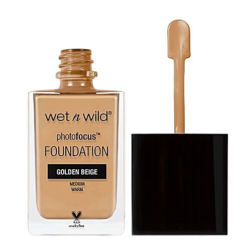 Wet N Wild Photo Focus Foundation, 30 ml Golden Beige Cruelty Free
