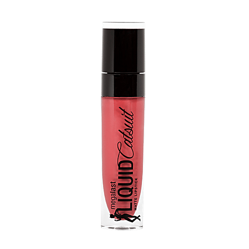 Wet N Wild Megalast Liquid Catsuit Matte Lipstick, 6 g Coral Corruption 