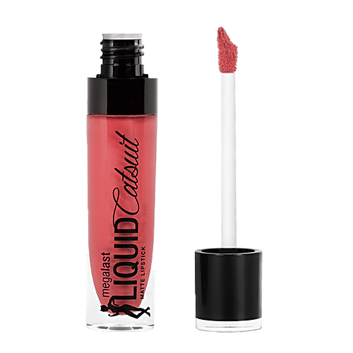 Wet N Wild Megalast Liquid Catsuit Matte Lipstick, 6 g Coral Corruption 