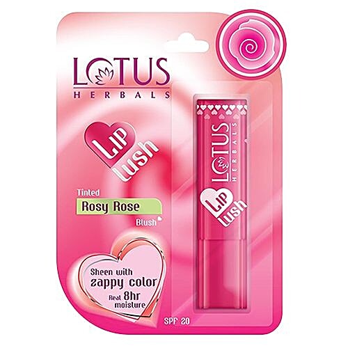 Buy Lotus Herbals Lip Lush Rosy Rose Blush SPF 20 Online at Best Price of Rs 150.5 bigbasket