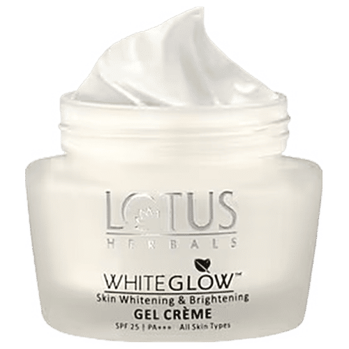 Lotus Herbals WhiteGlow Skin Brightening Gel CrÃƒÂ¨me, SPF25 PA+++, Suits All Skin Types, 40 g  