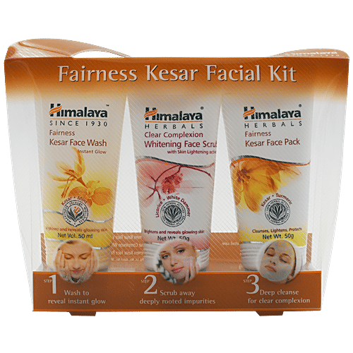 Himalaya Fairness Kesar Facial Kit, 3 pcs  