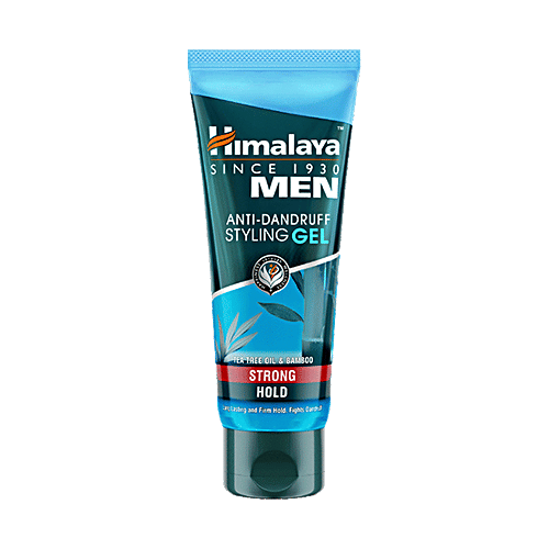 Himalaya Men Anti-Dandruff Styling Gel - Strong Hold, 50 ml  