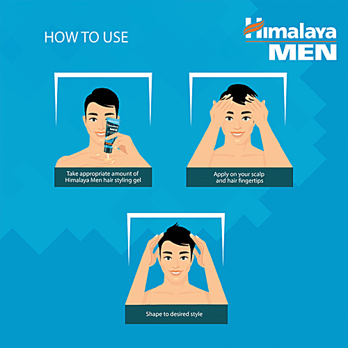 Himalaya Men Anti-Dandruff Styling Gel - Strong Hold, 50 ml  