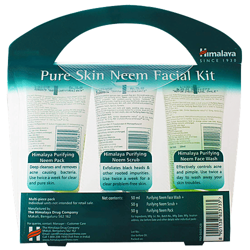 Himalaya Pure Skin Neem Facial Kit, 3 pcs  