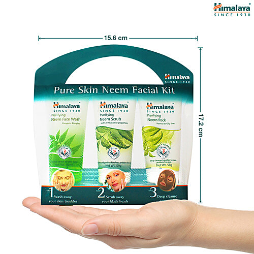 Himalaya Pure Skin Neem Facial Kit, 3 pcs  