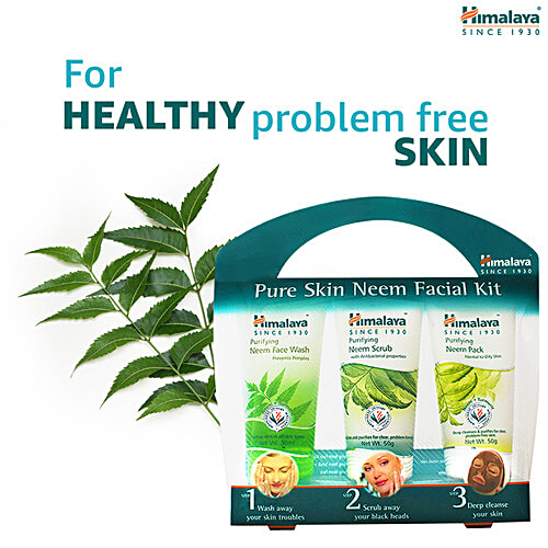 Himalaya Pure Skin Neem Facial Kit, 3 pcs  