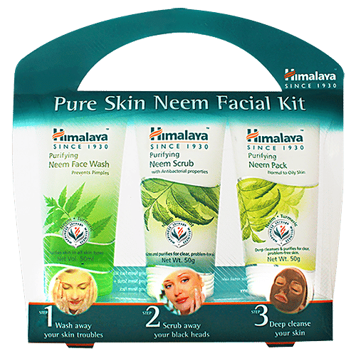 Himalaya Pure Skin Neem Facial Kit, 3 pcs  