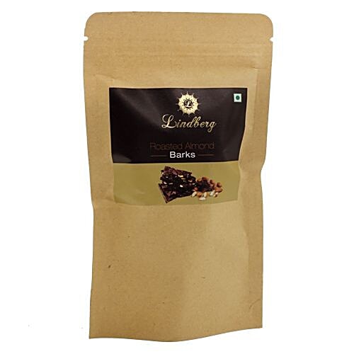 Lindberg Roasted Almond Barks - Snacking Chocolate, 75 g  