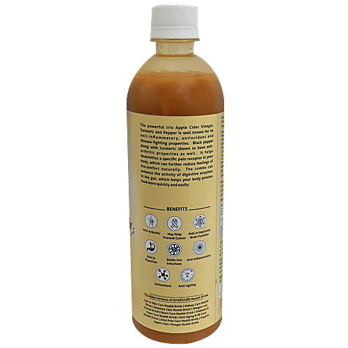 Buy DrNatcure Joint Pain Care Health Drink Turmeric, Pepper, Apple Cider Vinegar with Mother