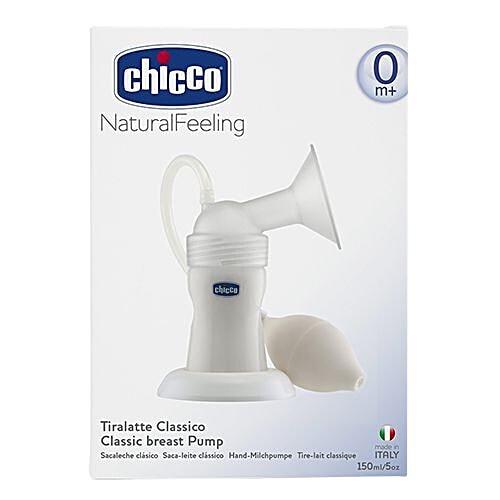 Chicco Classic Manual Breast Pump - 0m+, 150 ml  
