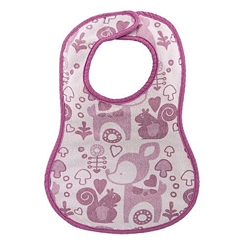 Chicco Baby Bib With Velcro - For Girls, 6m+, 3 pcs  